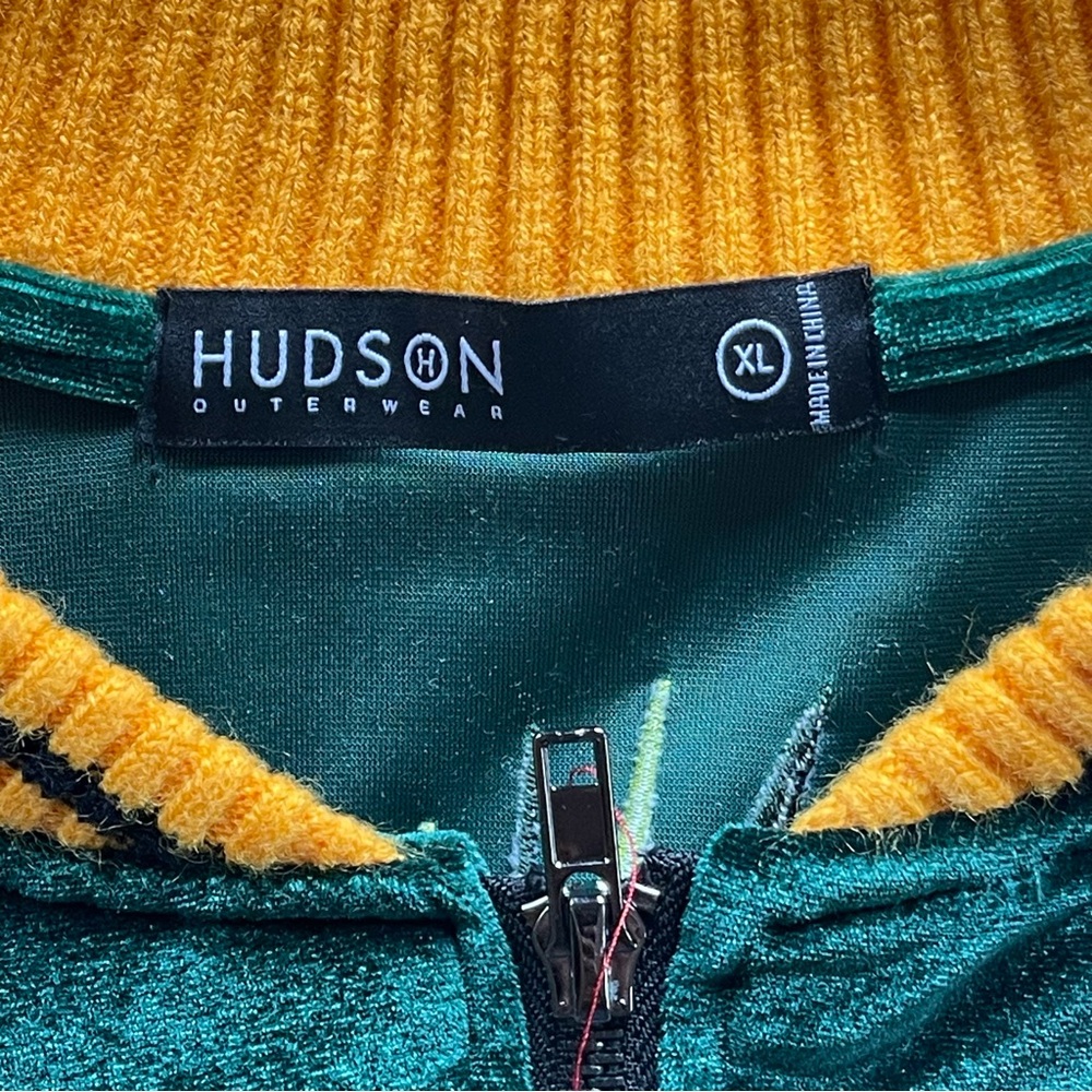 Hudson Green Navy Red Velour Tracksuit Men’s Size XL - Picture 5 of 15